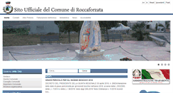 Desktop Screenshot of comune.roccaforzata.ta.it
